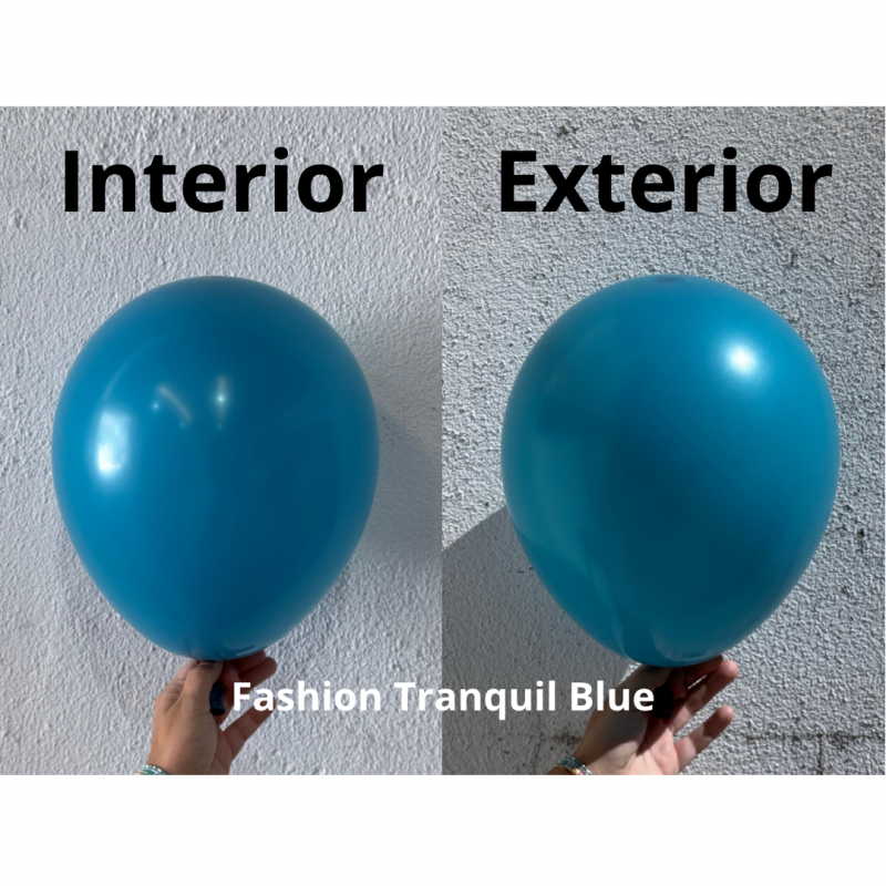 25 Balões latex 18'' (45cm) Fashion Tranquil Blue