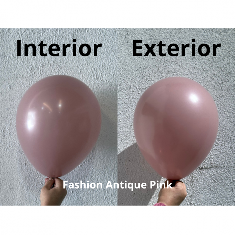 4 Balões latex 24'' (61cm) Fashion Antique Pink