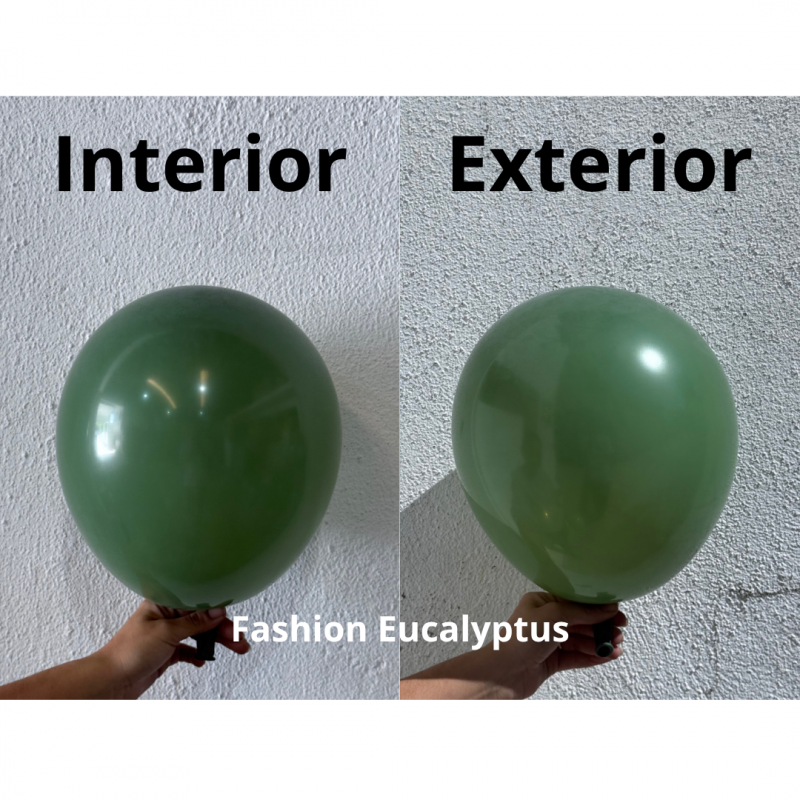 50 Balões latex 11'' (28cm) Fashion Eucalyptus