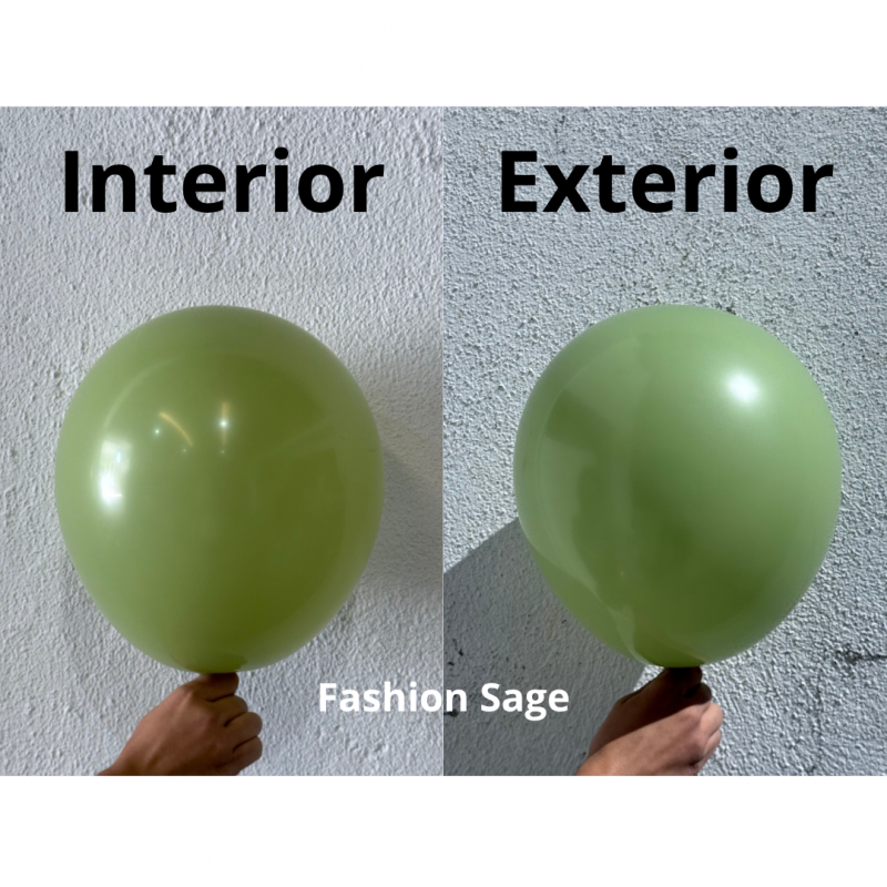 100 Balões latex 5'' (12cm) Fashion Sage