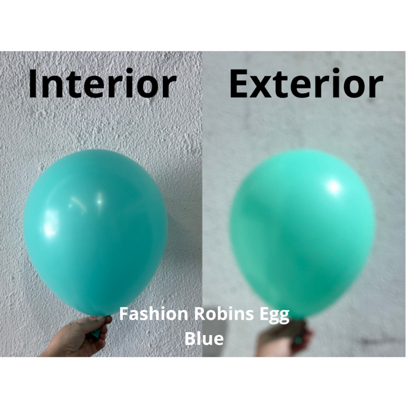 4 Balões latex 24'' (61cm) Fashion Robins Egg Blue