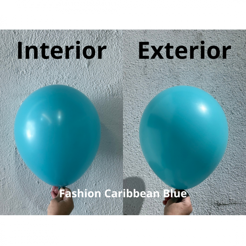 100 Balões latex Modelar 260 Fashion Caribbean Blue
