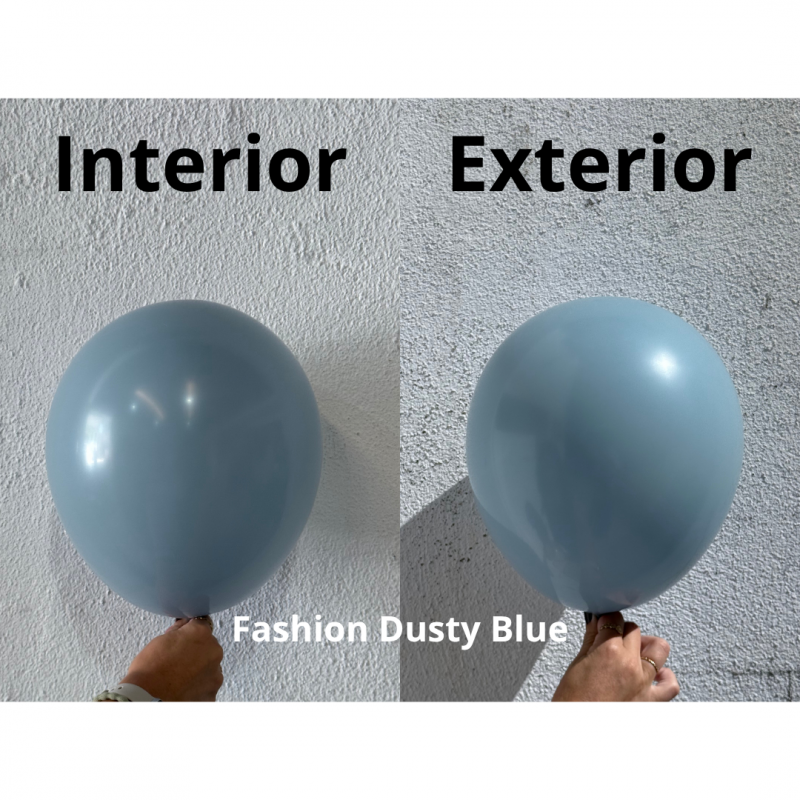 100 Balões latex 5'' (12cm) Fashion Dusty Blue