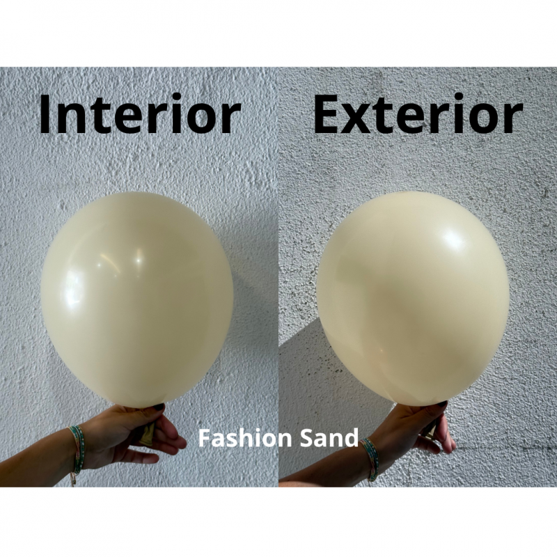 25 Balões latex 18'' (45cm) Fashion Sand