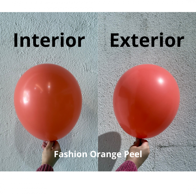 4 Balões latex 24'' (61cm) Fashion Orange Peel
