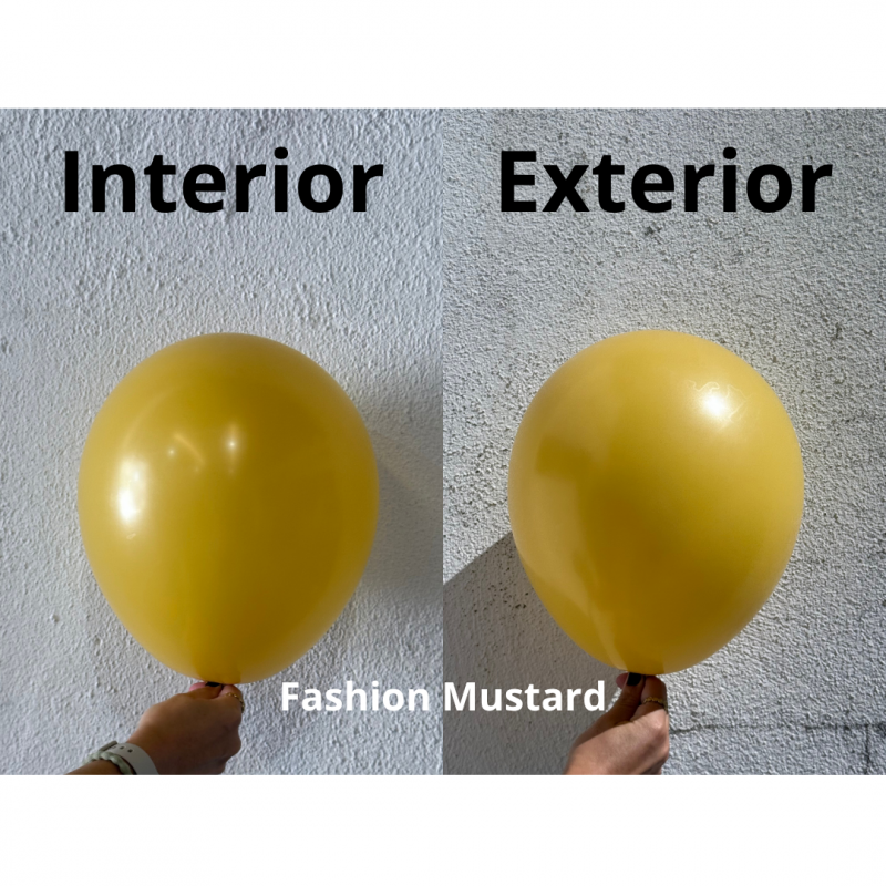 50 Balões latex 11'' (28cm) Fashion Mustard