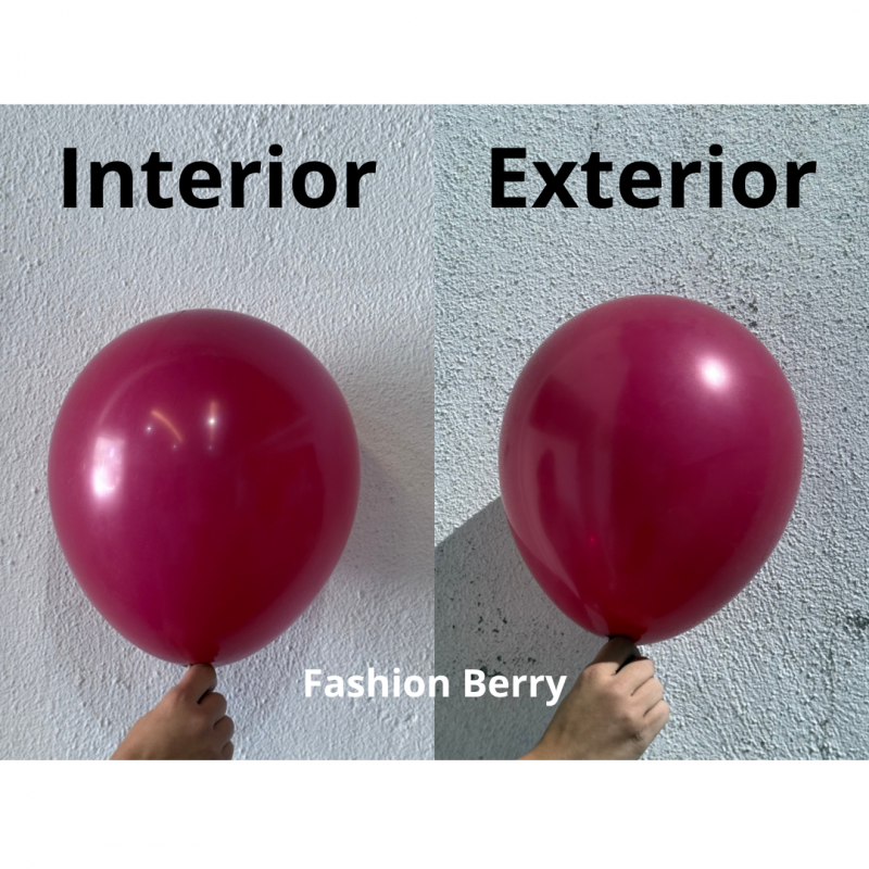 25 Balões latex 18'' (45cm) Fashion Berry