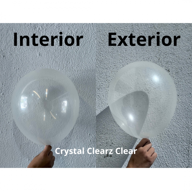 100 Balões latex 5'' (12cm) Crystal Clearz™ Clear