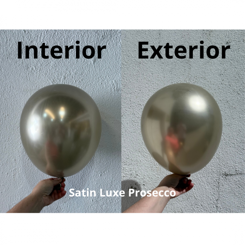 50 Balões latex 11'' (28cm) Satin Luxe™ Prosecco