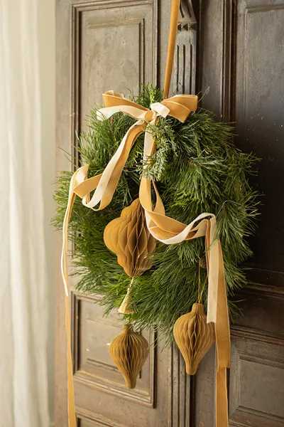 Fita de Veludo 25mm/10m Dourada