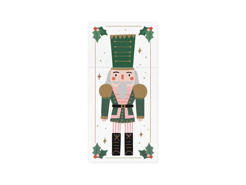 Bolsa para talheres Nutcracker Natal