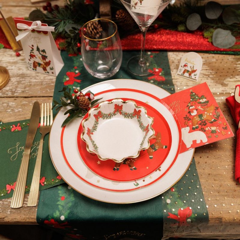 8 Taças 13,5cm A Christmas Story Natal