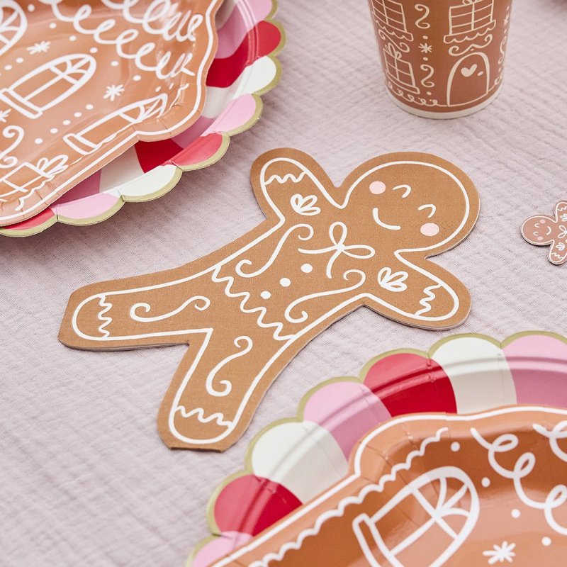 16 Guardanapos Gingerbread