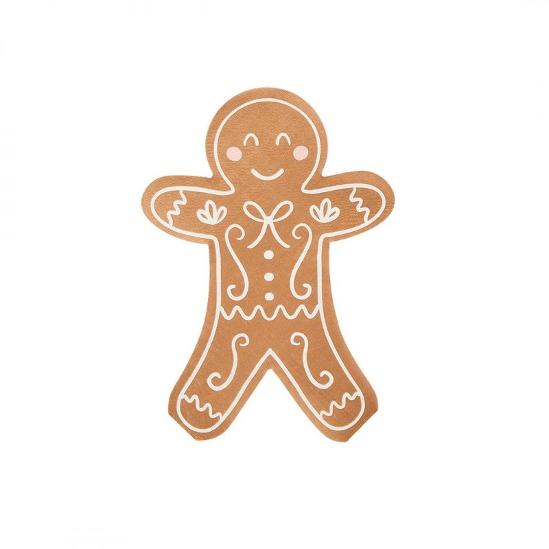16 Guardanapos Gingerbread
