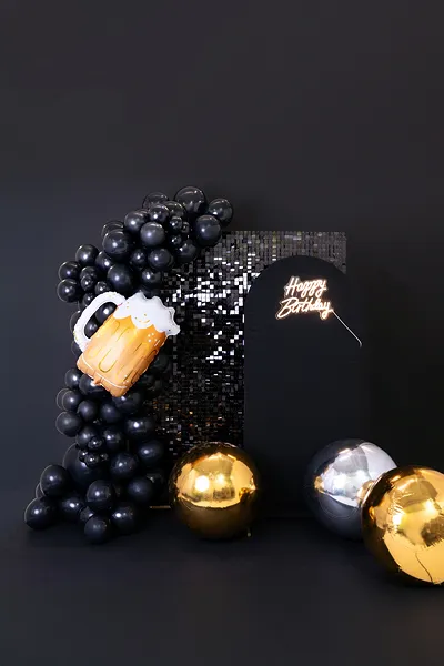 Mirror Ball PVC 60cm Prateado