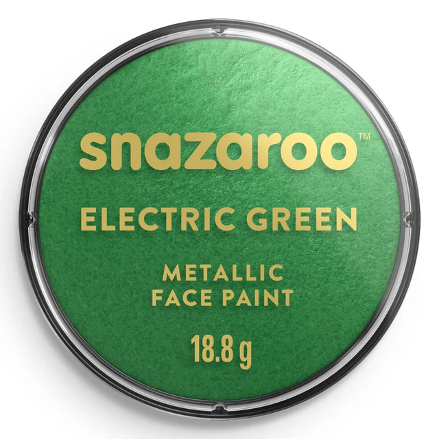 Tinta Facial Snazaroo 18ml - Verde Metálico