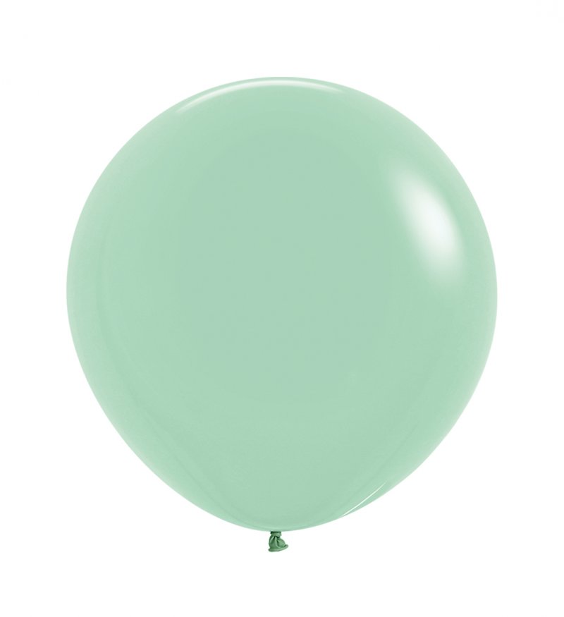 10 Balões latex R24 (60cm) - Pastel Dusk Green Tea - 126