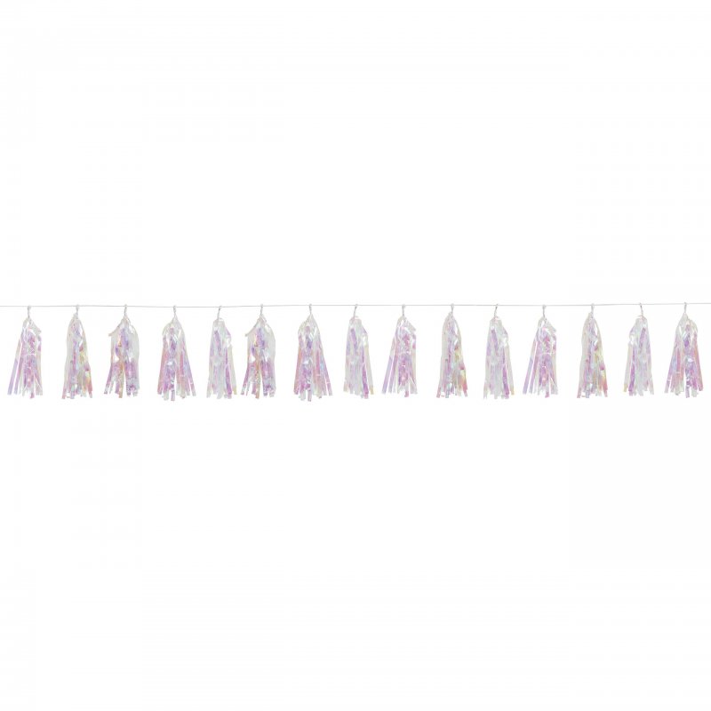 Grinalda Tassel 2,75m Iridescente Foil