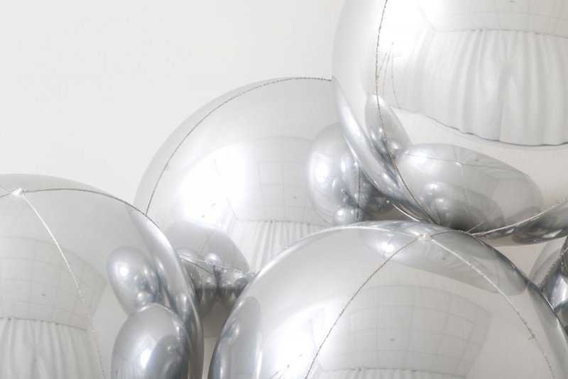 Balão Foil Globe 38cm Prateado