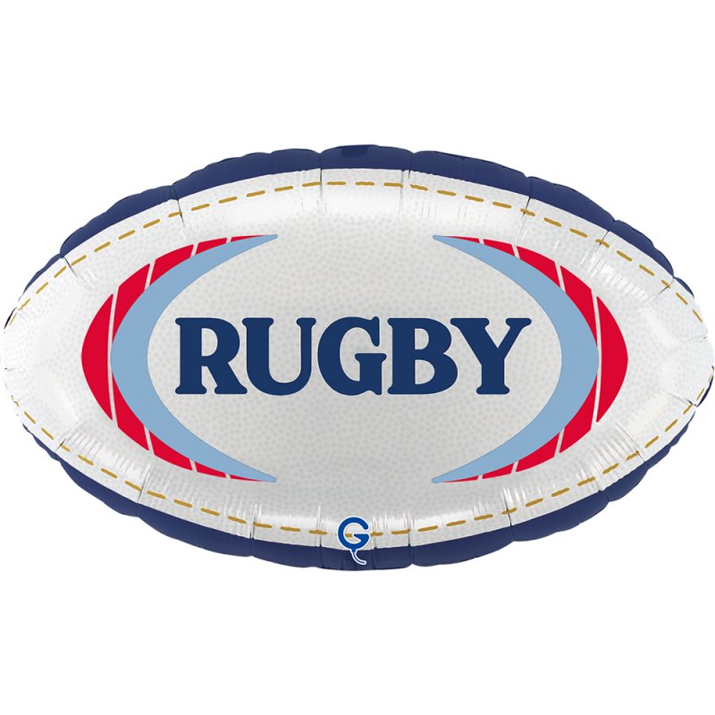 Balão Foil 51cm Bola de Rugby