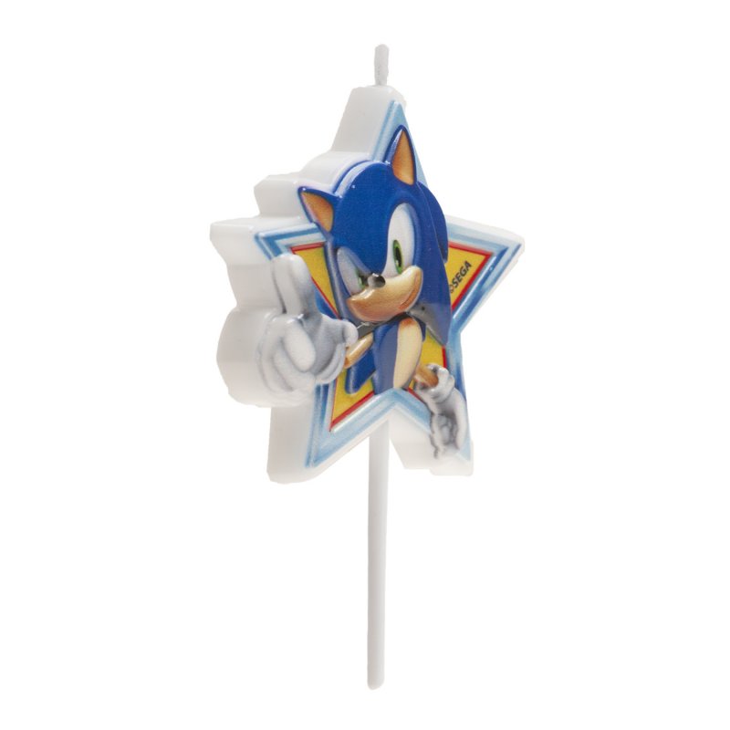 Vela de Aniversário Sonic The Hedgehog