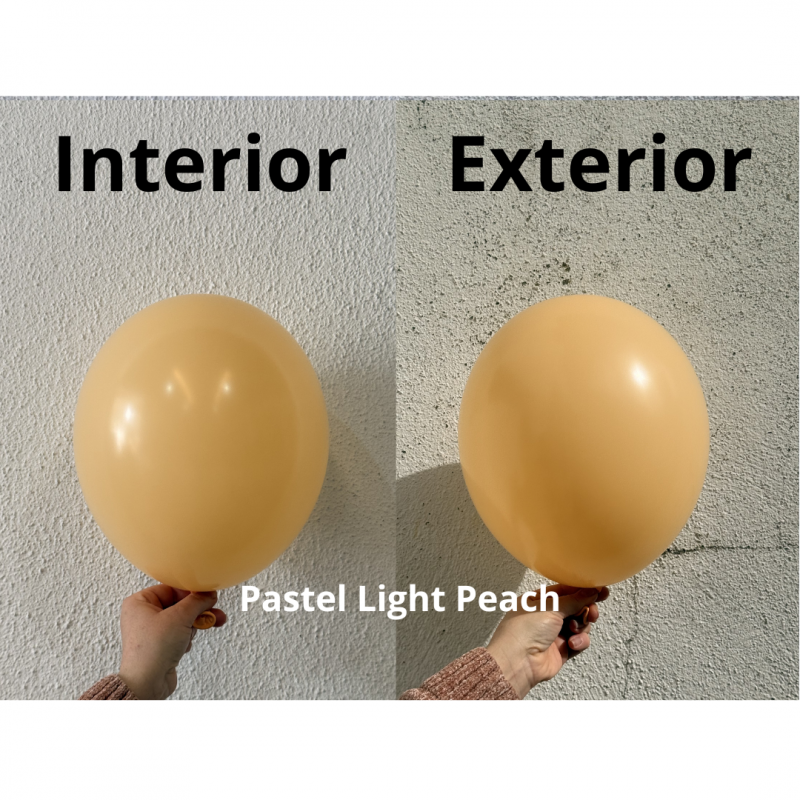100 Balões latex 5'' (12cm) Pastel Light Peach