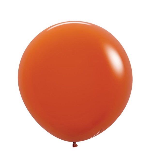 10 Balões latex R24 (60cm) - Sunset Orange - 062