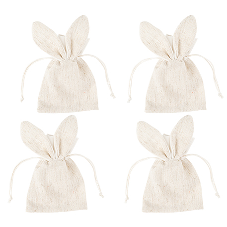 4 Saquinhos Coelhinho Linho 