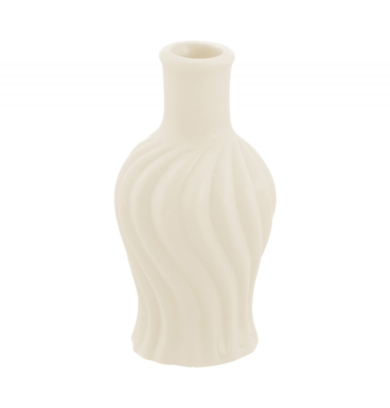 Vaso de Cerâmica Torcido 4,5cm Nude