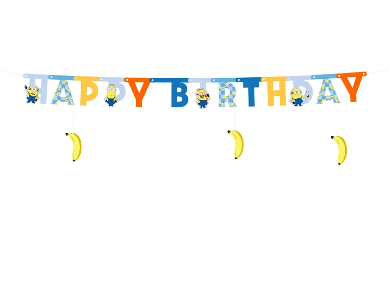 Grinalda Happy Birthday 50x153cm Minions