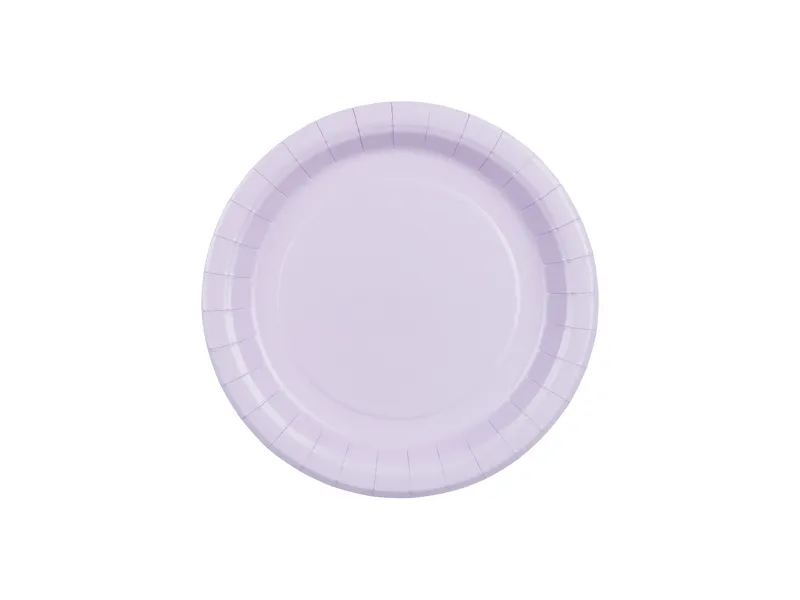 6 Pratos 18cm Lilás