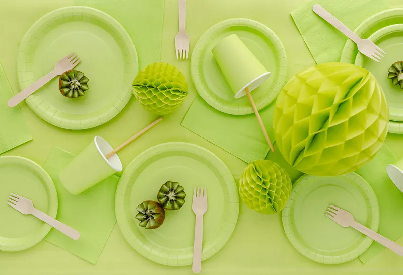 20 Guardanapos 33cm Verde Lima