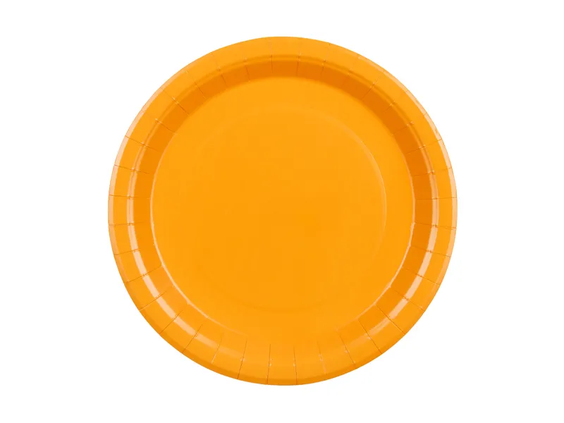 6 Pratos 23cm Laranja