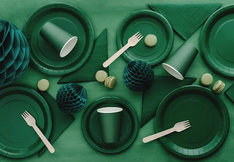 Toalha de mesa 137x183cm Verde Escuro