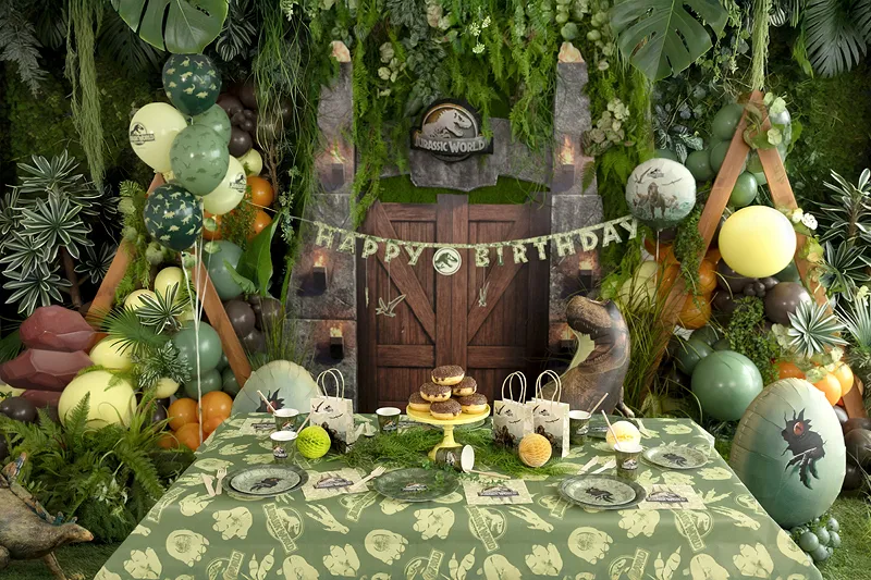 Toalha de Mesa 180x120cm Jurassic World