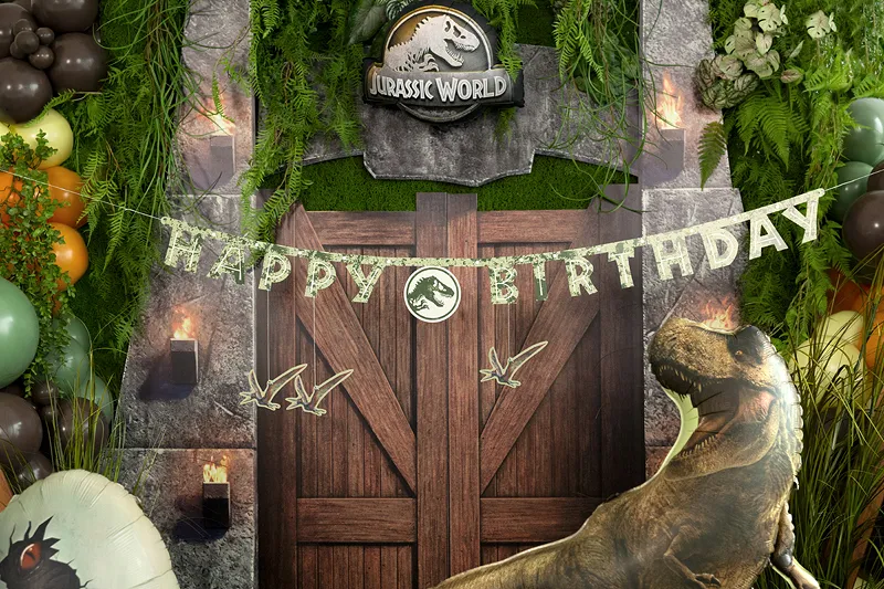 Grinalda Happy Birthday 45x165cm Jurassic World