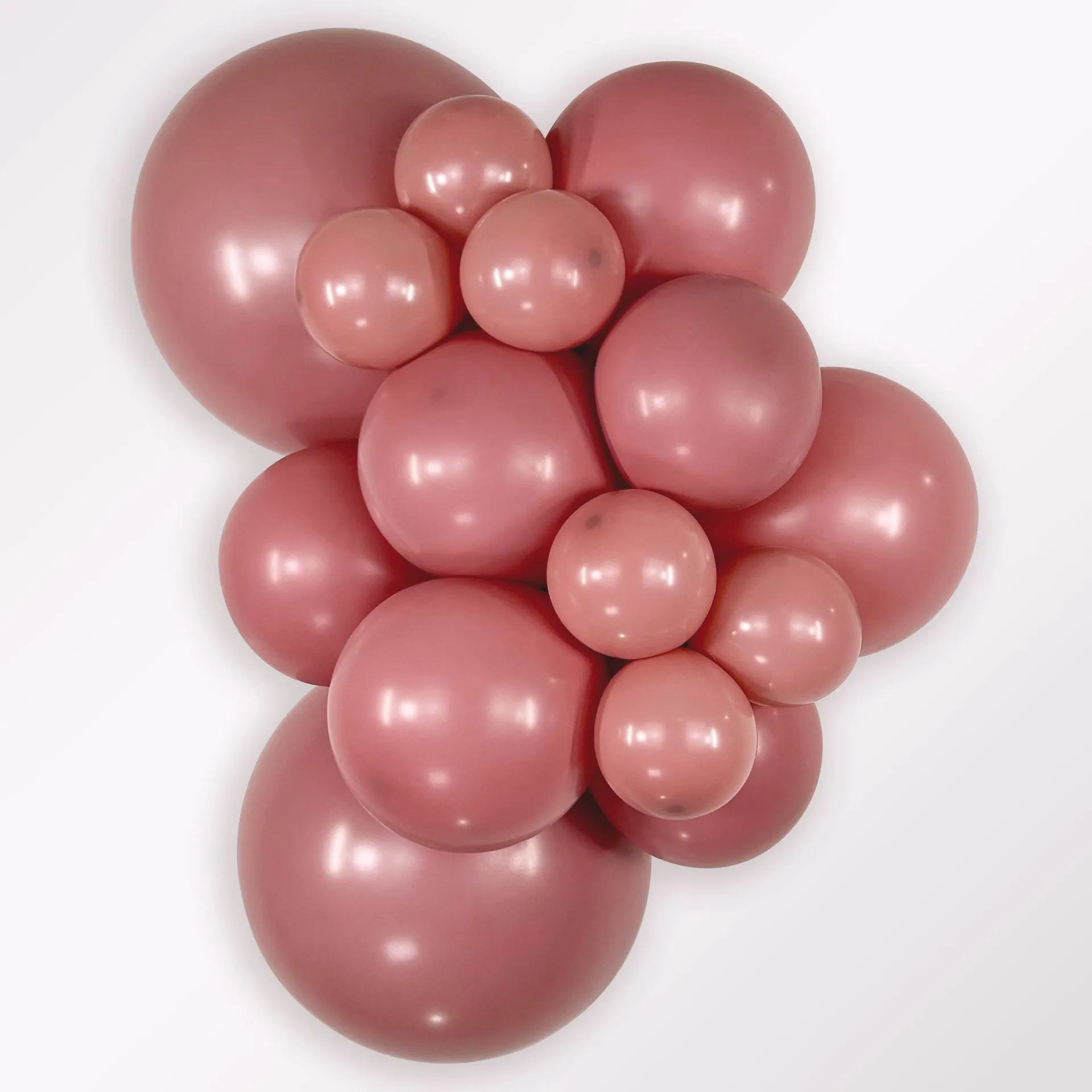 15 Balões latex R18 (45cm) - Rosewood - 010