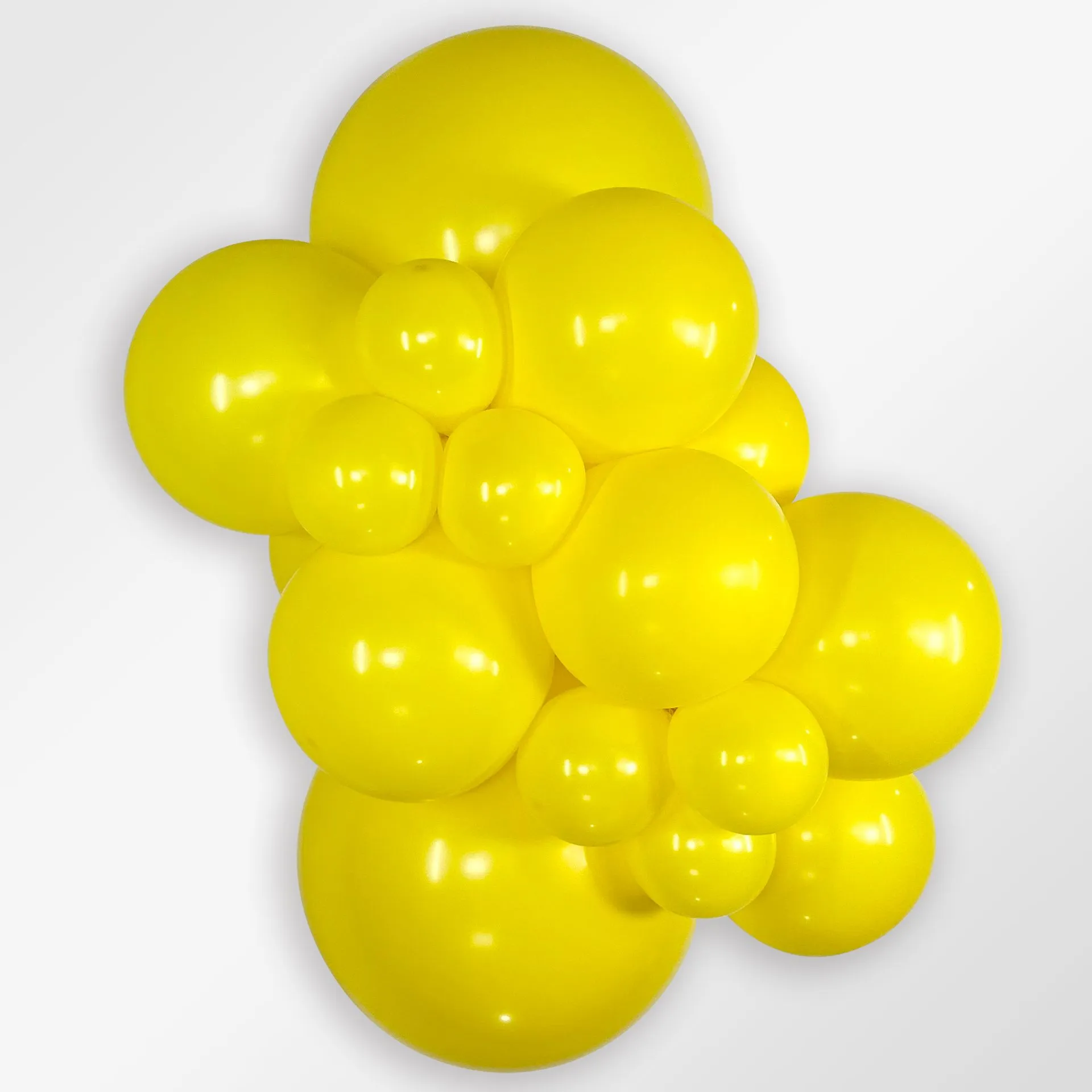 15 Balões latex R18 (45cm) - Yellow - 020