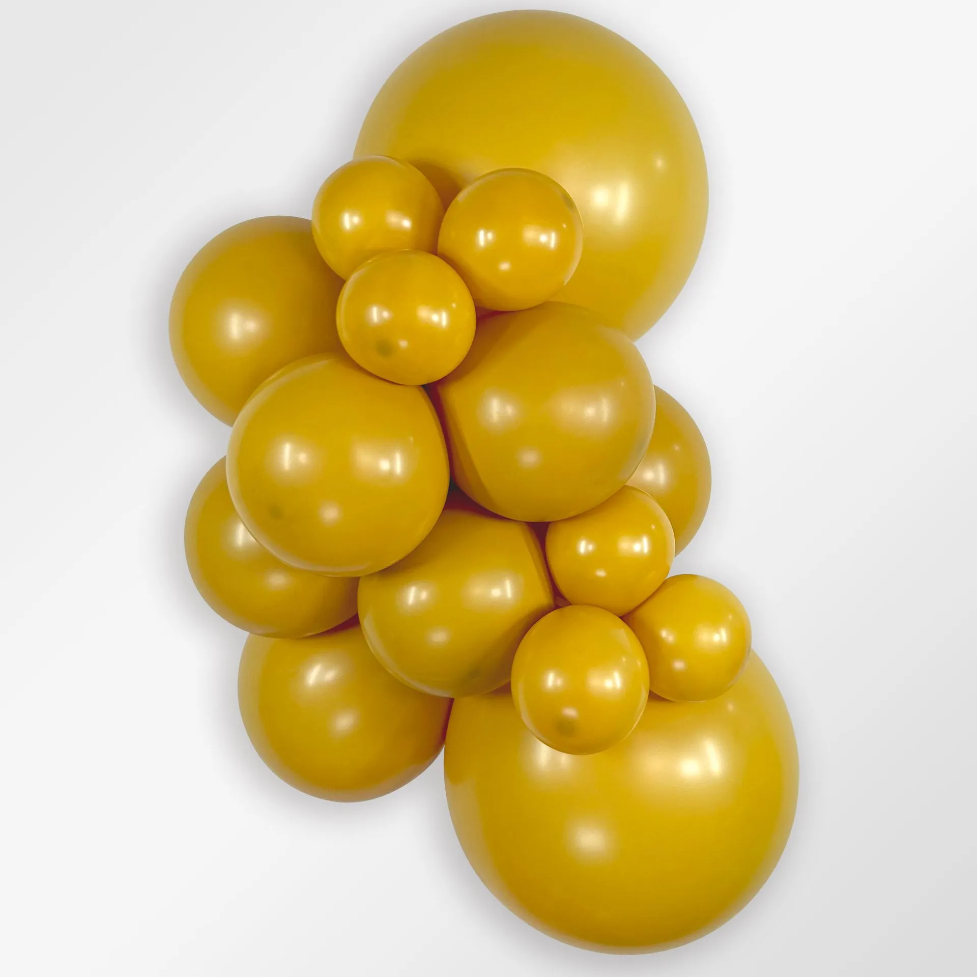 10 Balões latex R24 (60cm) - Mustard - 023