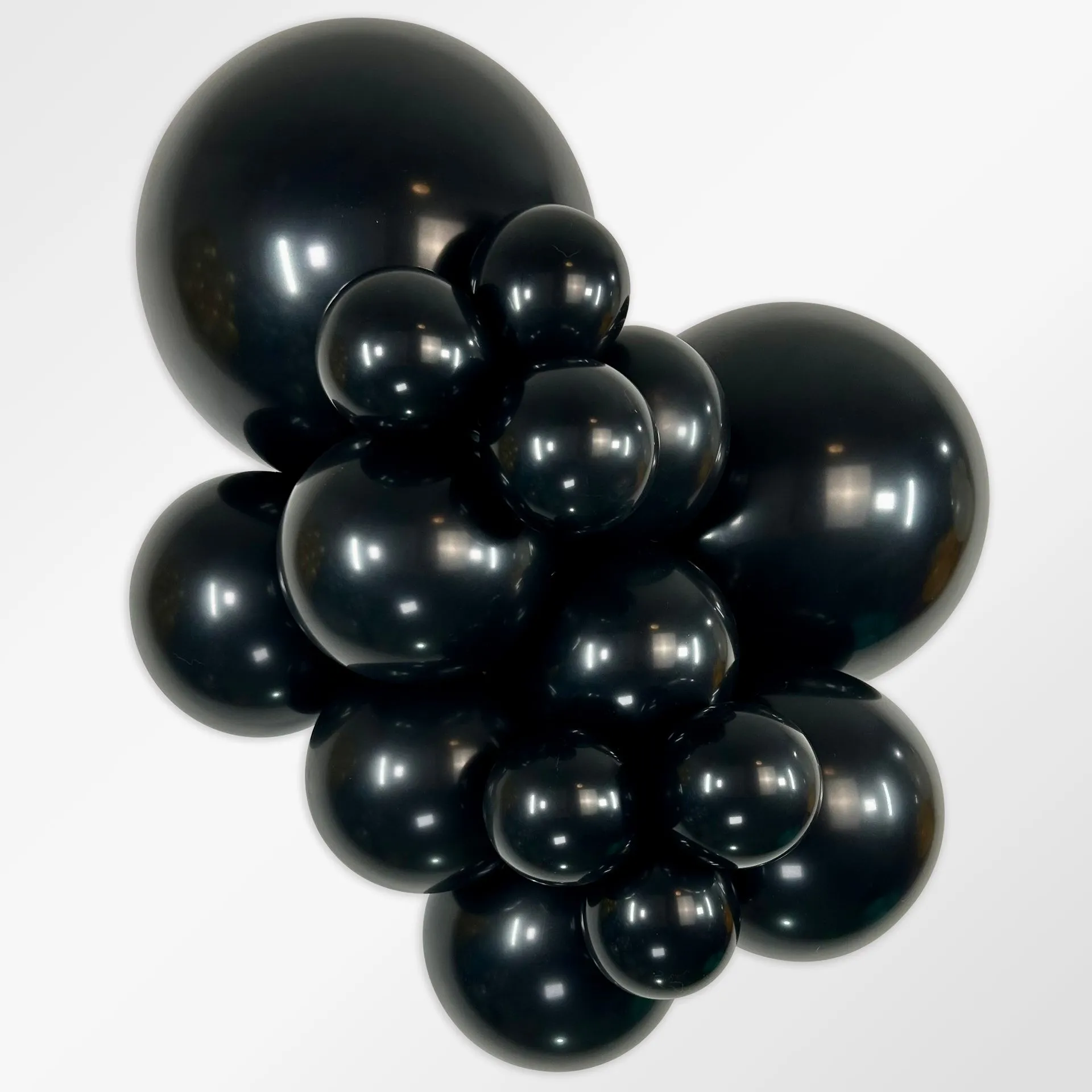 10 Balões latex R24 (60cm) - Black - 080