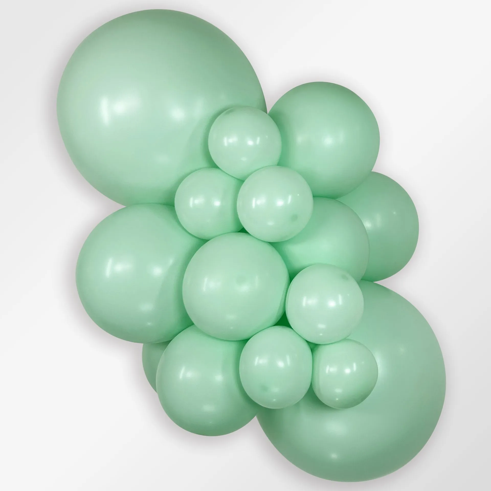 100 Balões latex R5 (12cm) - Pastel Matte Green - 630