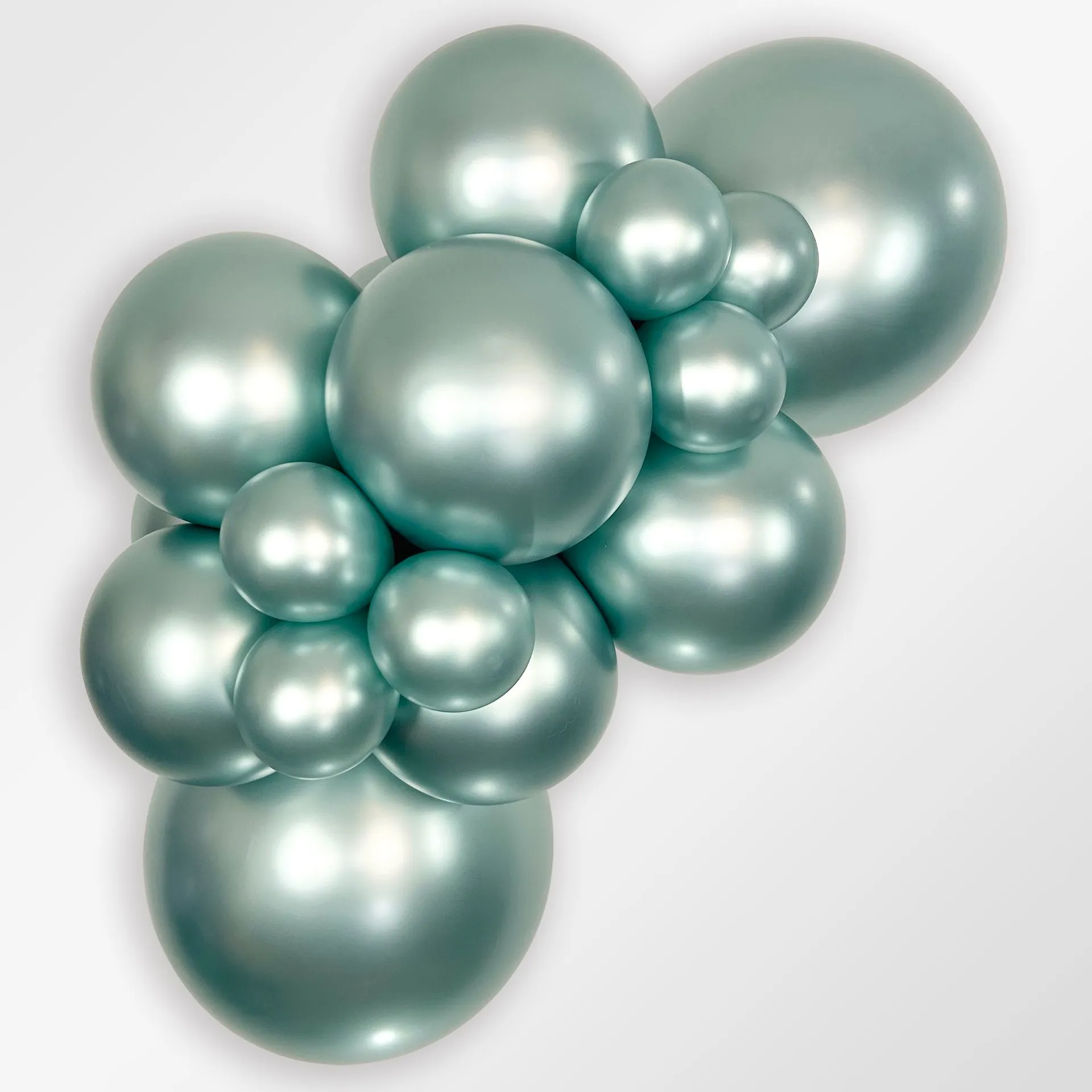 15 Balões latex R18 (45cm) - Silk Cool Mint - 826