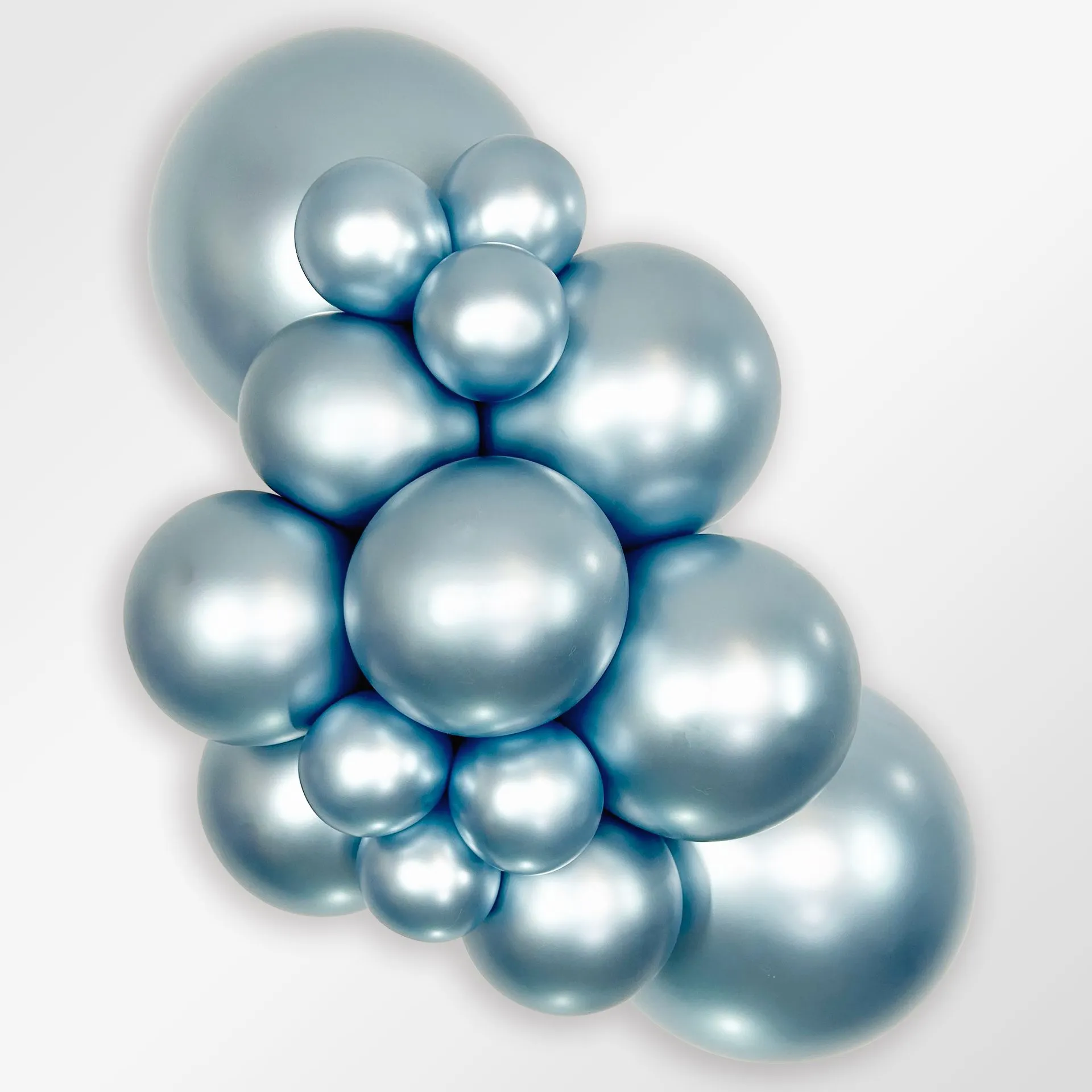 50 Balões latex R5 (12cm) - Silk Arctic Blue - 839