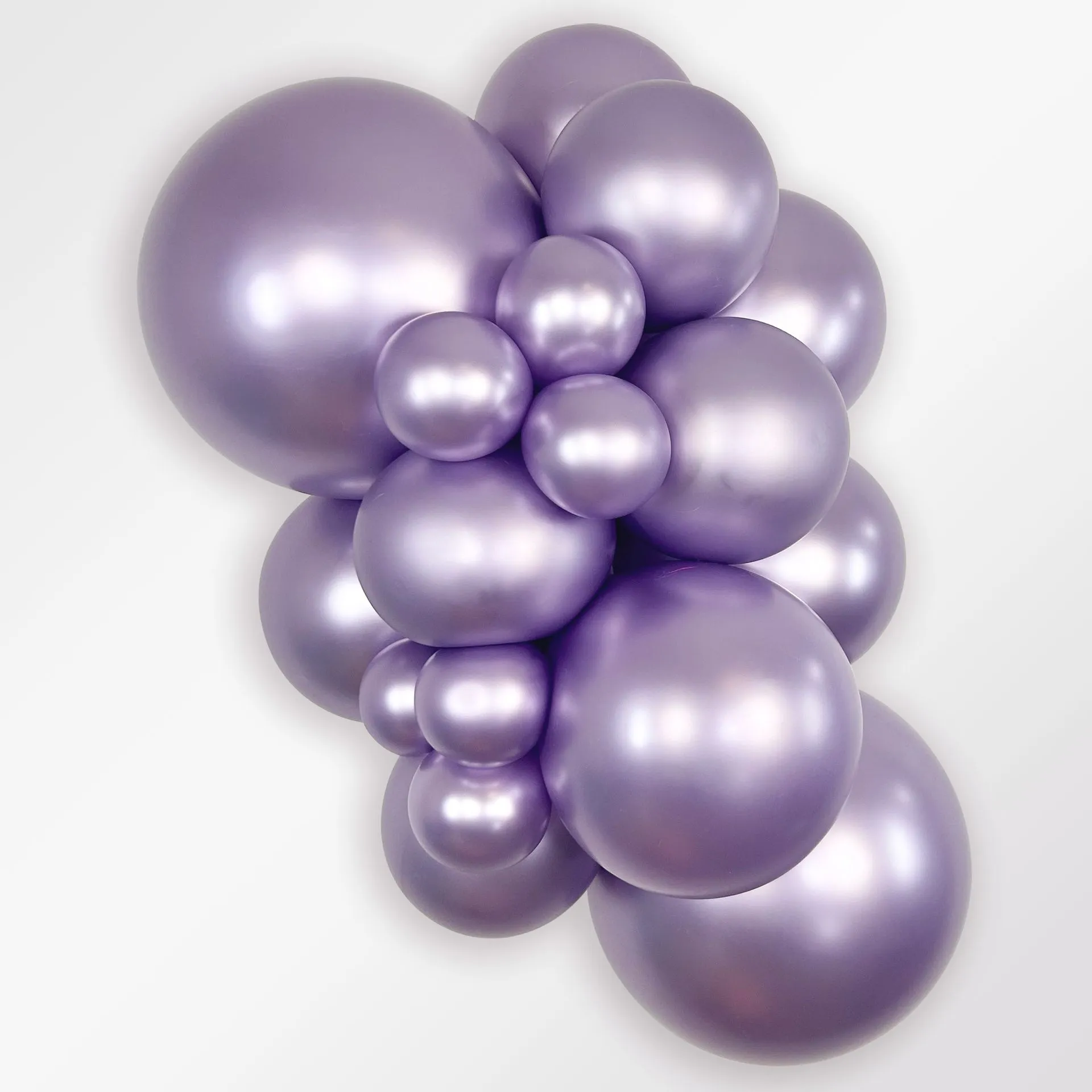 50 Balões latex R5 (12cm) - Silk Light Amethyst - 850