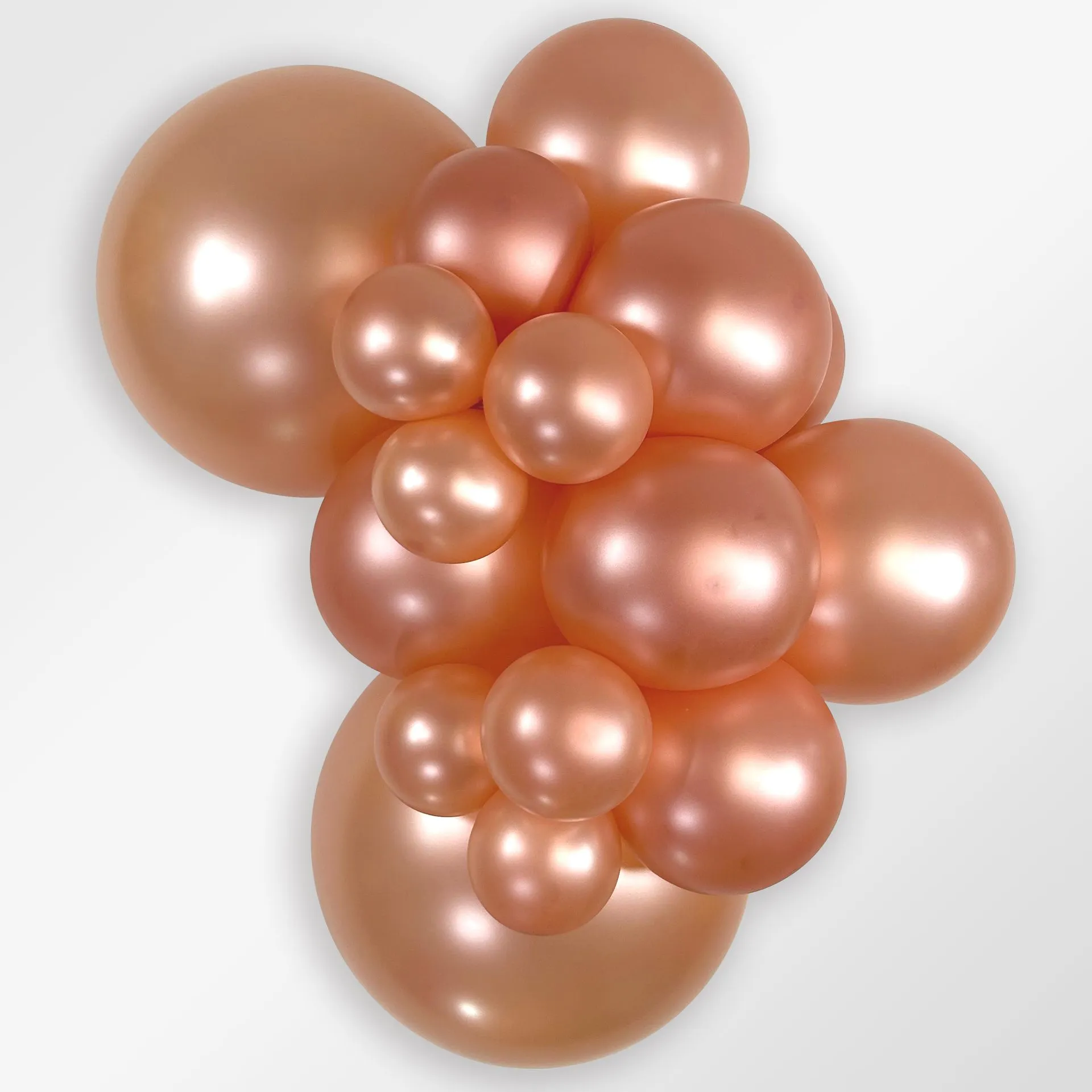 15 Balões latex R18 (45cm) - Metallic Rose Gold - 568