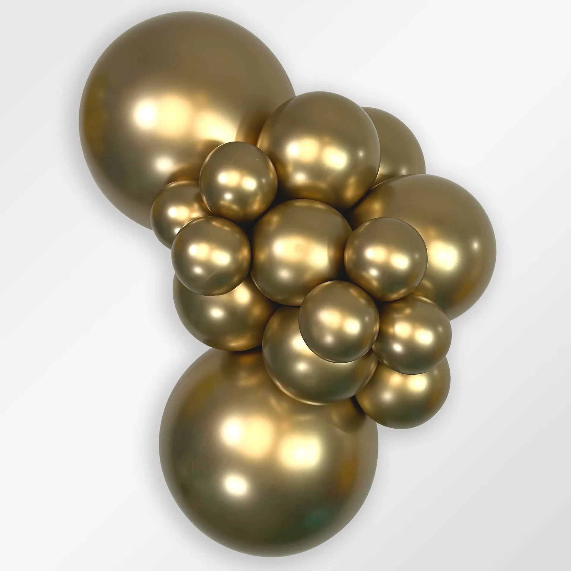 50 Balões latex R12 (30cm) - Reflex Gold - 970