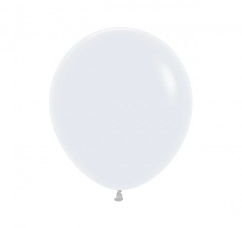 25 Balões latex R18 (45cm) - White Fashion - 005