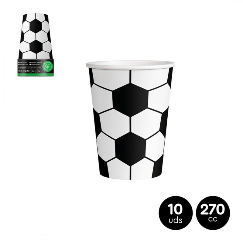 10 Copos 270cc Futebol