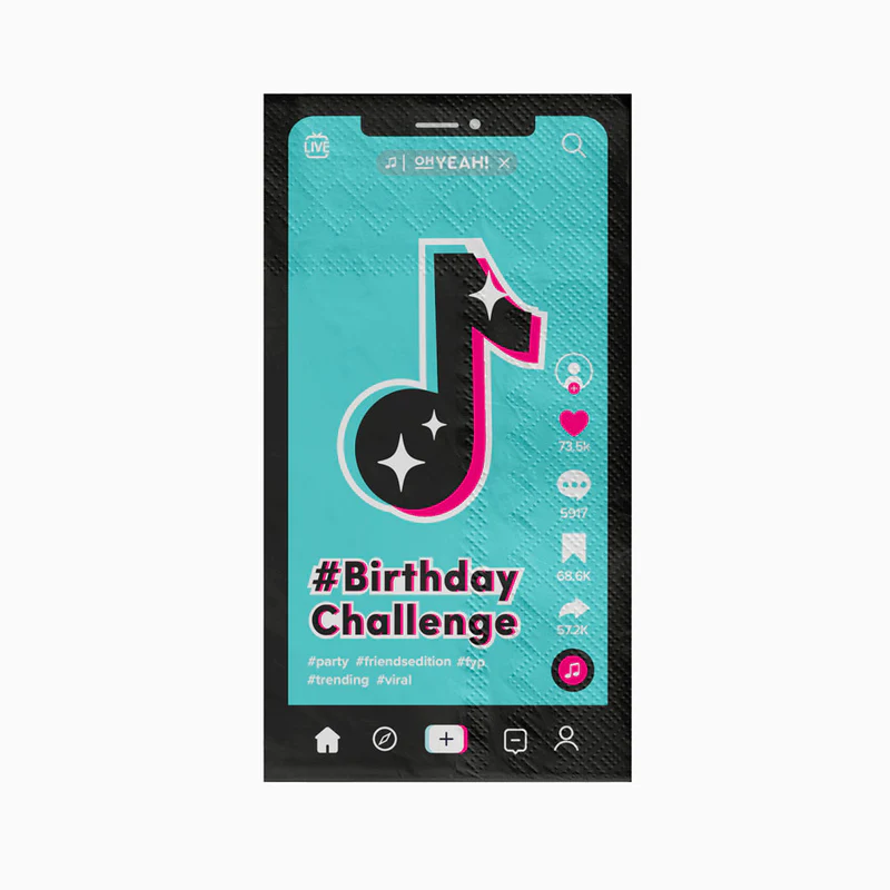 20 Guardanapos 40x32cm Music Party