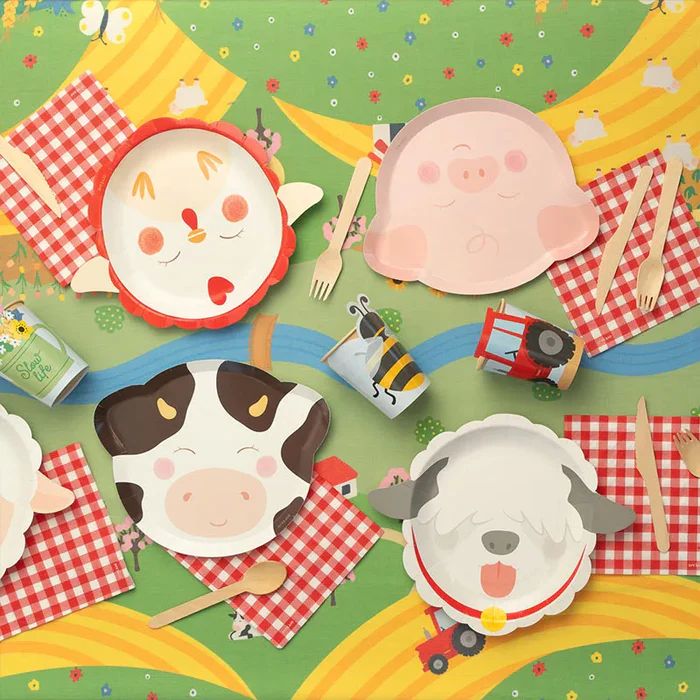 Toalha de Mesa 120x180cm Animais da Quinta - Farm